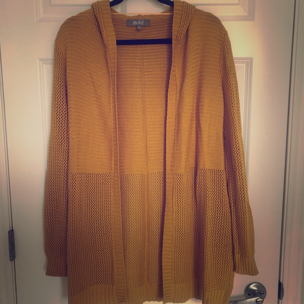 Mustard Colored Cardigan